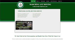 Desktop Screenshot of marchingantmoving.com